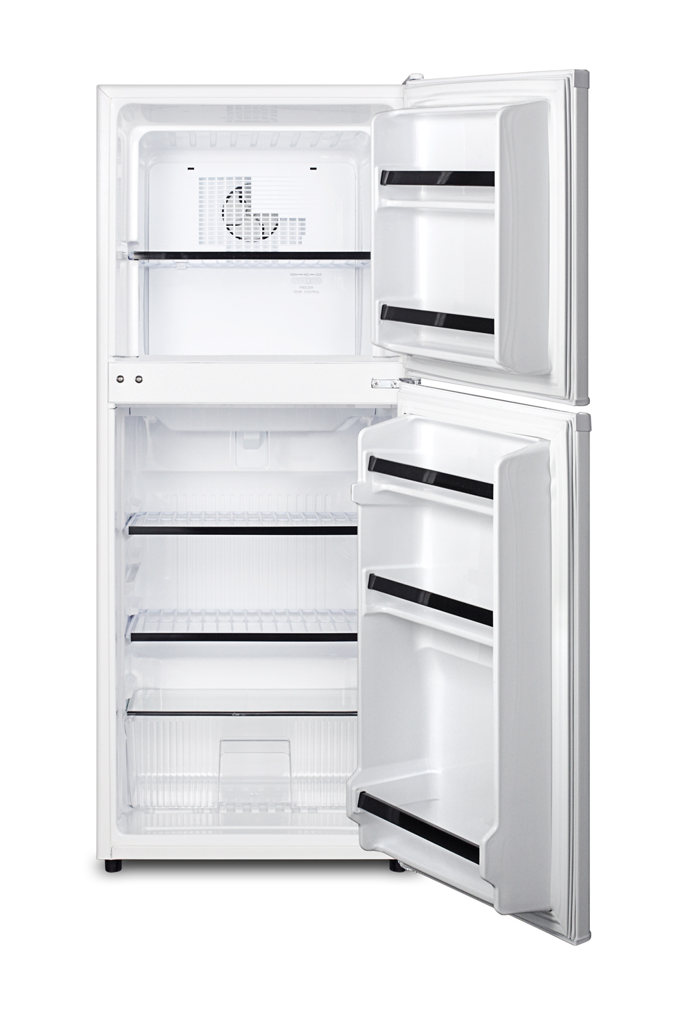 Two-door refrigerator-freezer in slim 18
